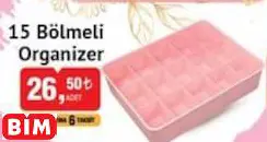 15 BÖLMELİ ORGANİZER 15 BÖLMELİ ORGANİZER